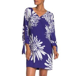Trina Turk Fondness Floral Split Sleeve Dress